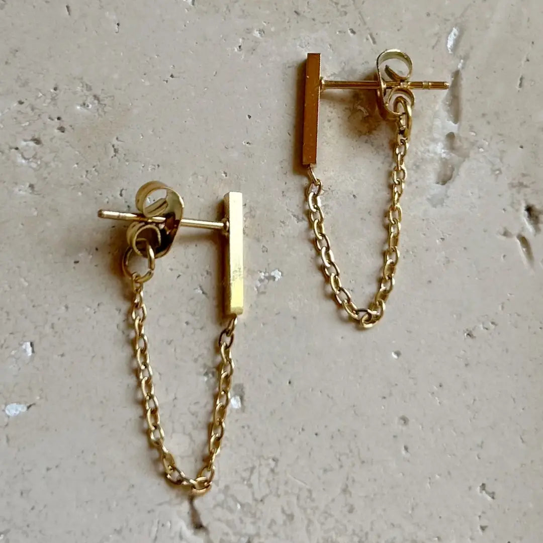 Chain Huggie Earrings