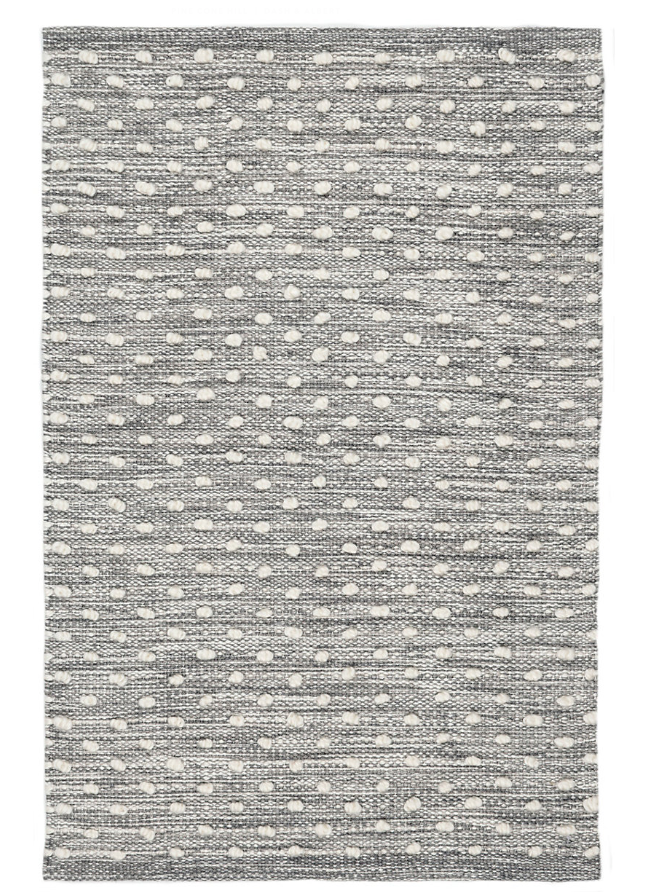 Hobnail Grey Performance Rug 8x10