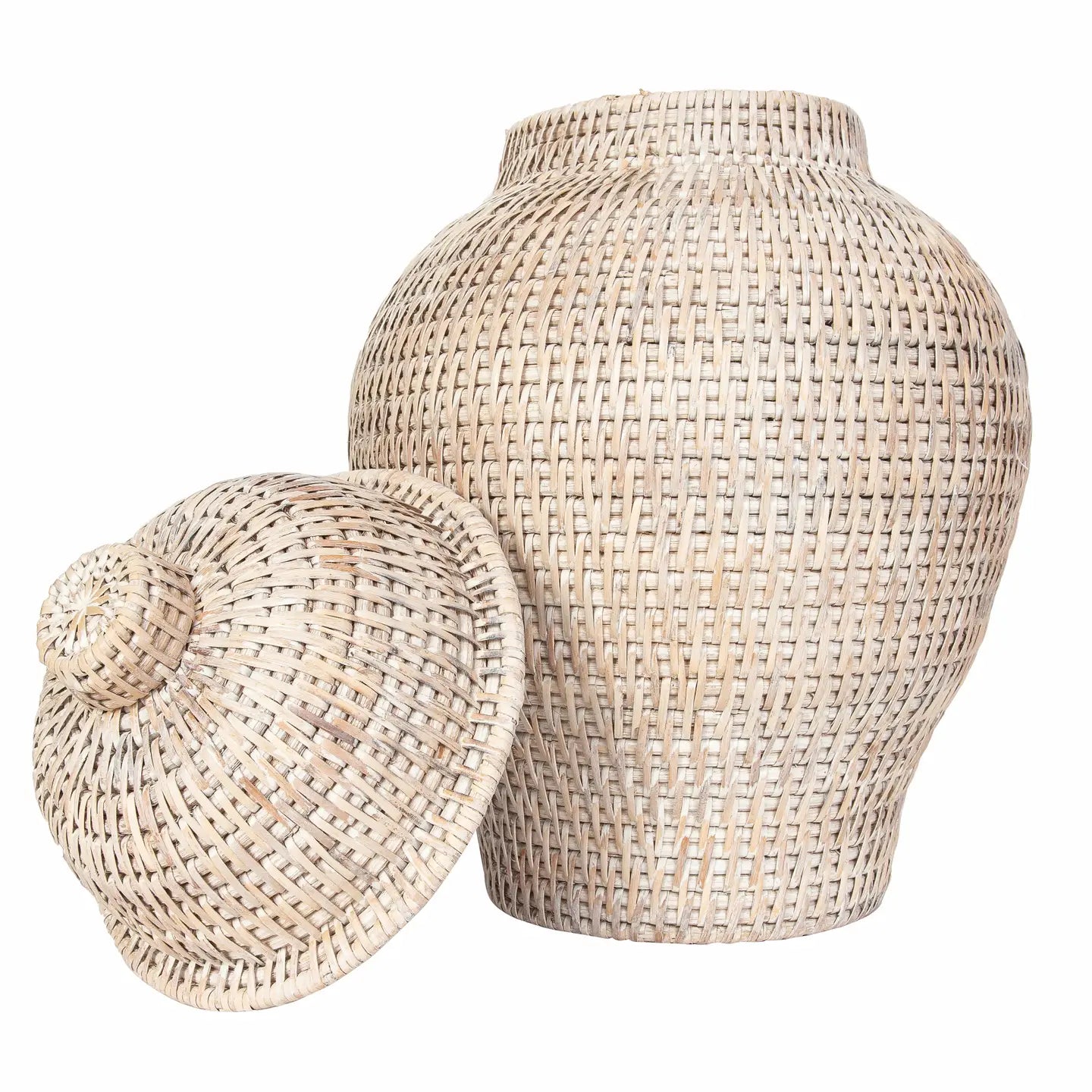 Rattan Ginger Jar