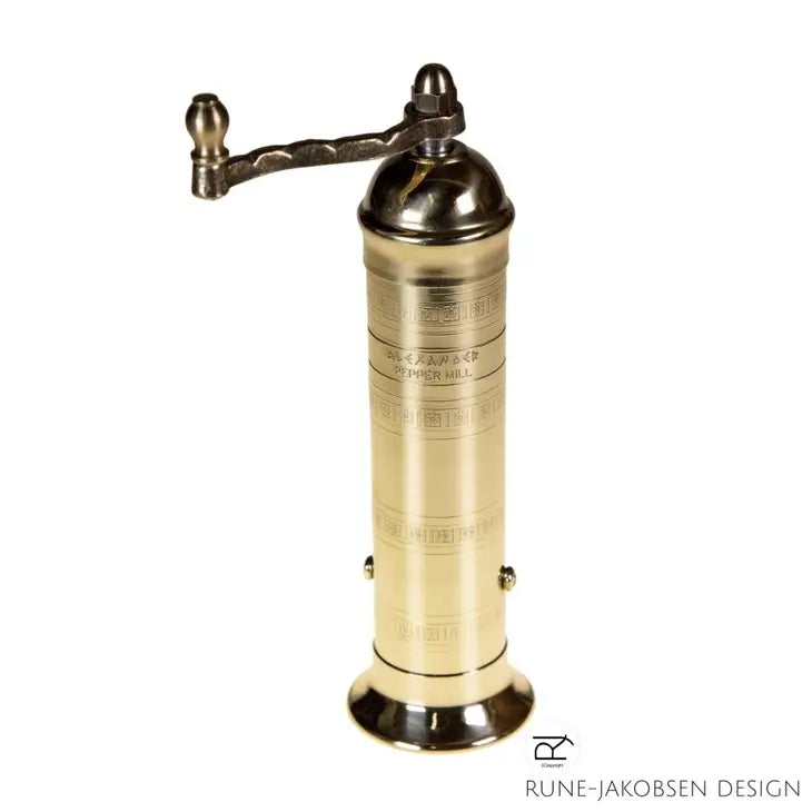 Brass 8" Salt & Pepper Grinders