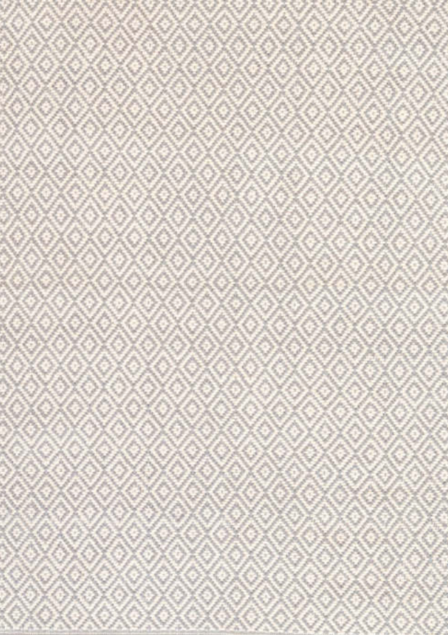 Lattice Dove Grey Rug 2x3