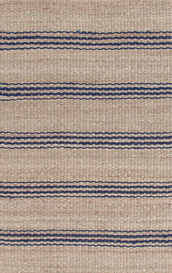 Jute Ticking Indigo 2.5x8