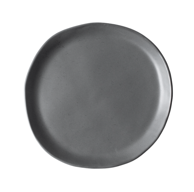 Gunmetal Pottery Dinner Plate