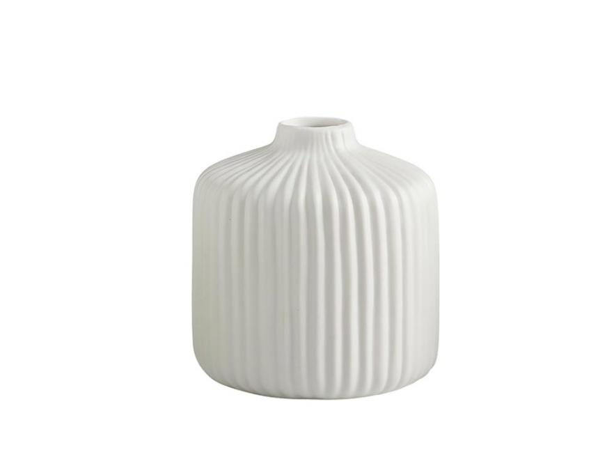 Lined Flower Vase