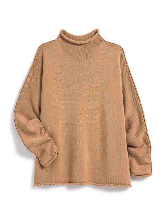 Monterey Rolled Funnel Neck  Sweater