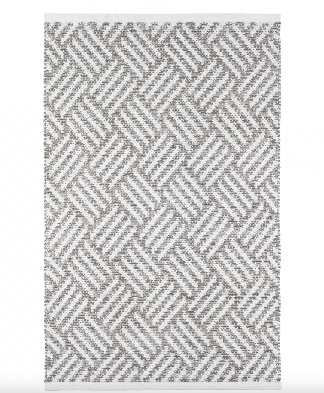 Crisscross Platinum In/Out Rug 8x10