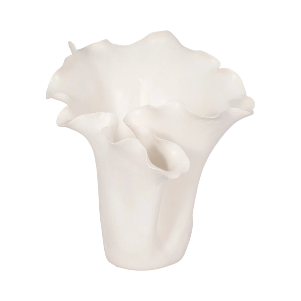 Handmade Ruffled Decorative Vase
