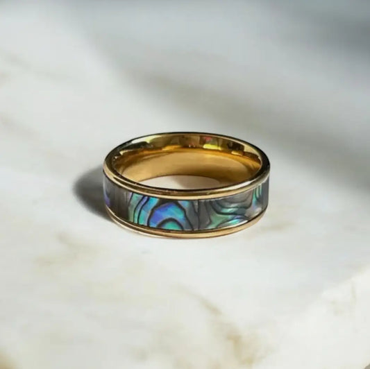 Del Mar Abalone Shell Ring
