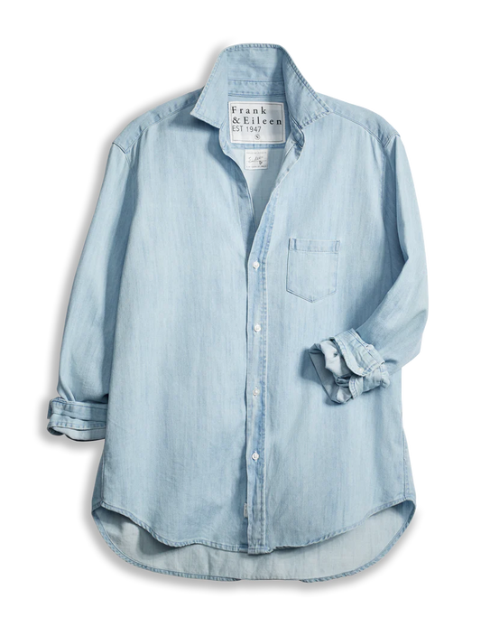 Eileen Relaxed Button - Up Shirt Classic Blue