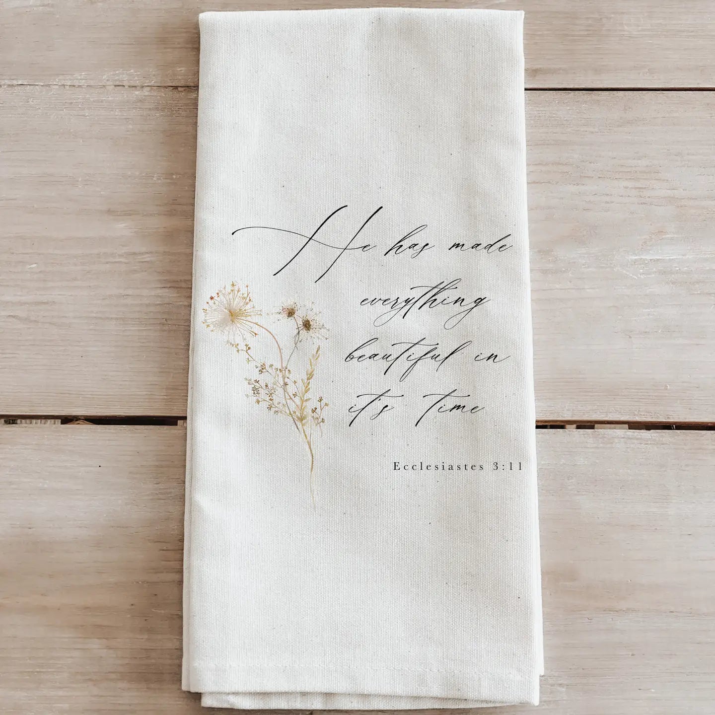 Ecclesiastes 3:11 Kitchen Towel