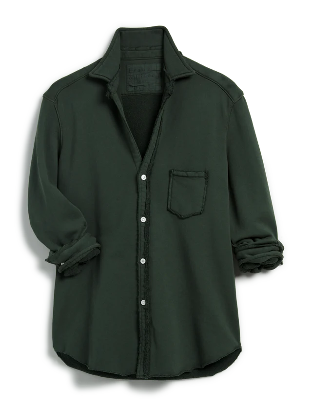 Eileen Relaxed Button Up Triple Fleece Shirt