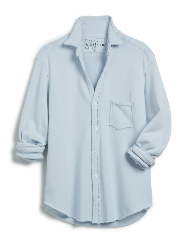 Eileen Relaxed Button Up Triple Fleece Shirt