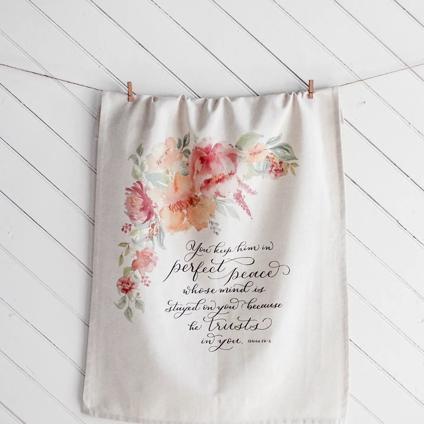 Isaiah 26 Kitchen Towel