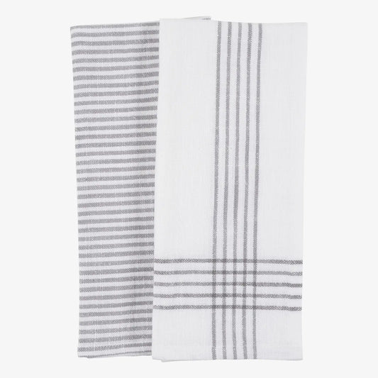 Gray Monaco Kitchen Towel Set