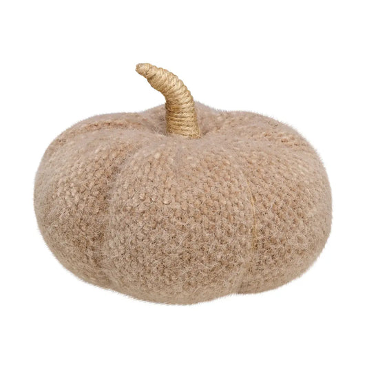 Medium Tan Fuzzy Pumpkin