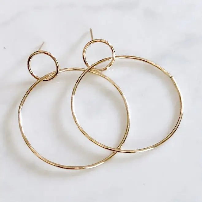 Double Circle Earrings
