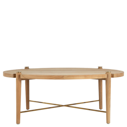 Pacifica Coffee Table Round Natural Teak