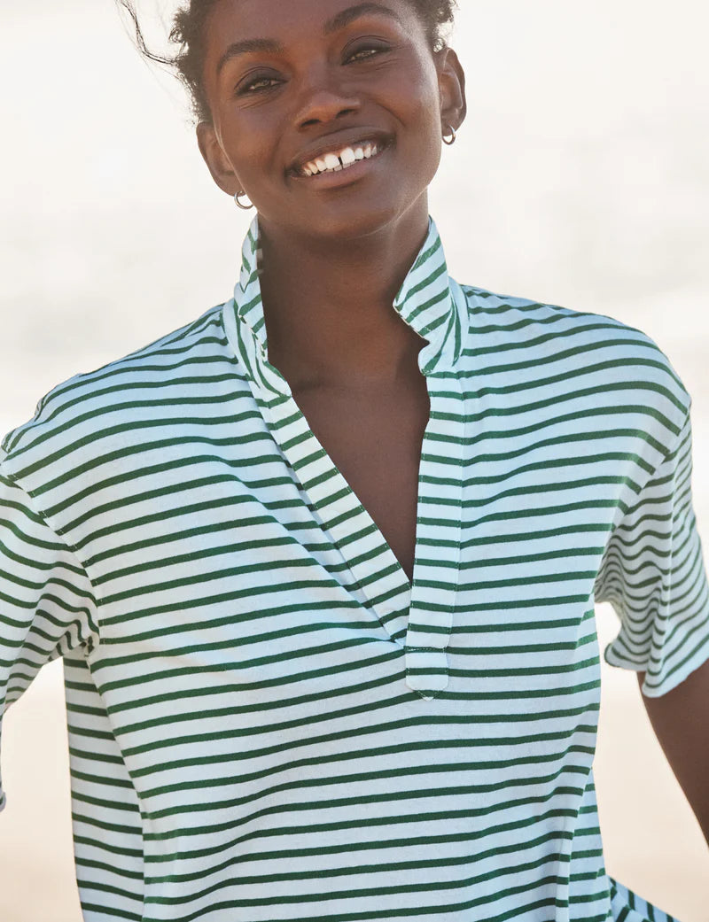Patty Popover Short Sleeve Henley