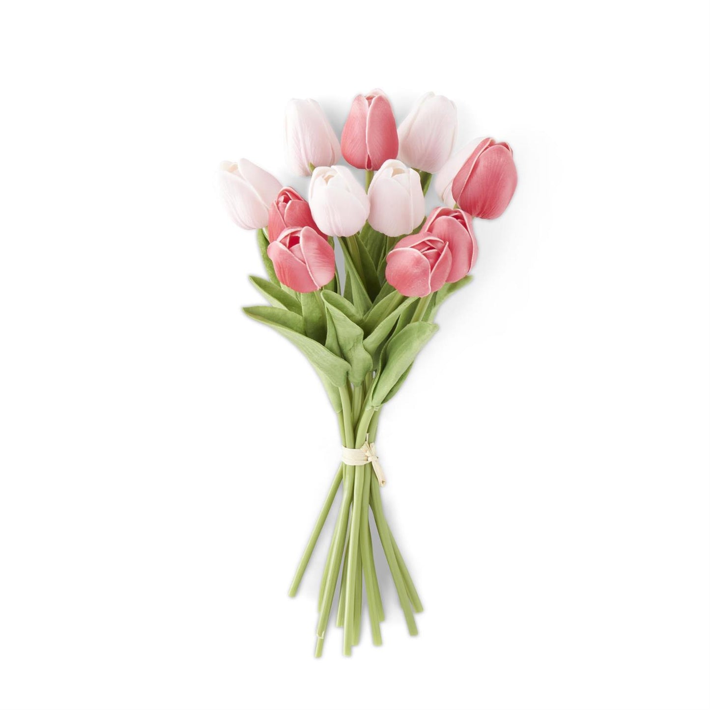 Pink Rose Real Touch Tulips