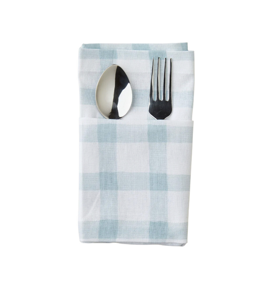 Blue Check Napkin