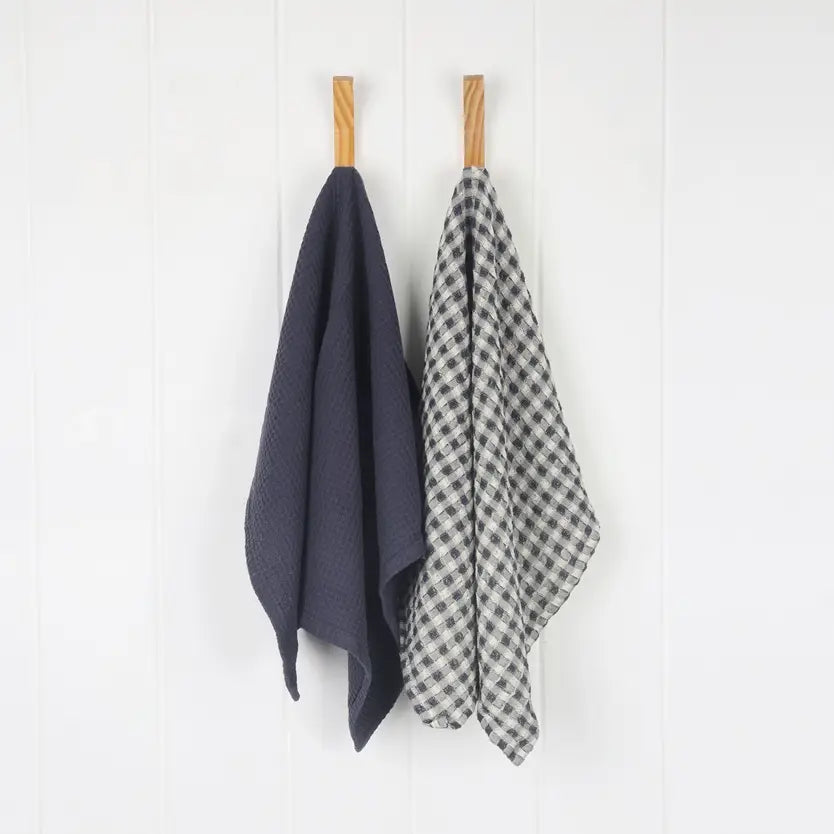 Royal Blue Tea Towels Set of 2