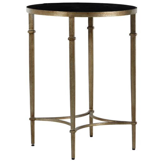 Antiqued Mirror Top Table
