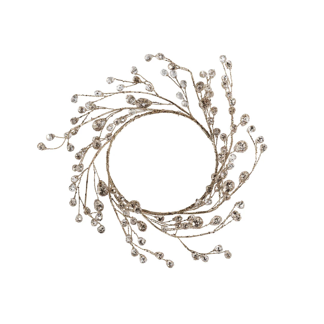 Beaded Glass Wreath