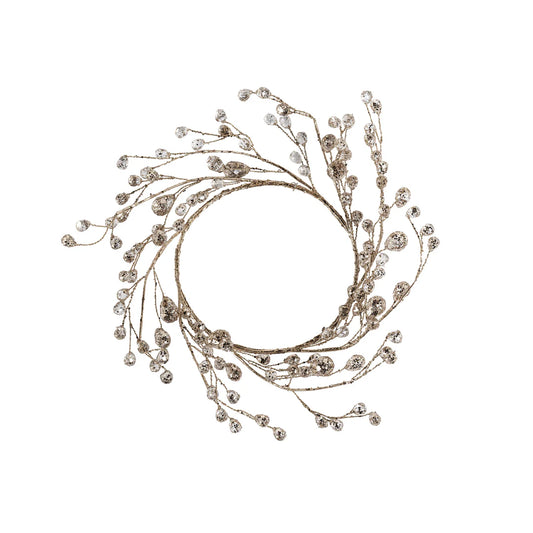 Beaded Glass Wreath