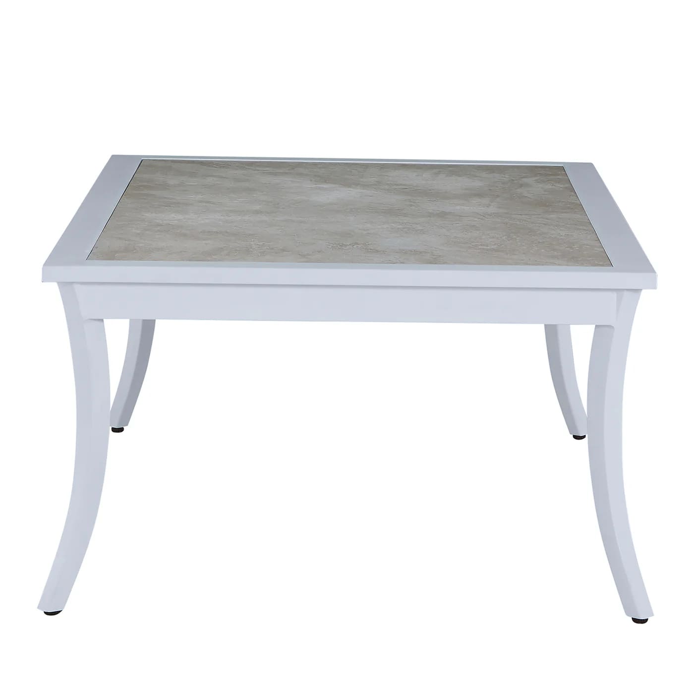Bermuda Aluminum with Porcelain Top Rectangle Coffee Table