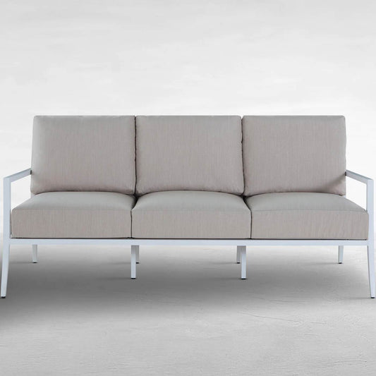 Bermuda Aluminum and Cane Sofa