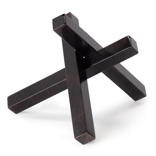 Black Intersecting Sculpture