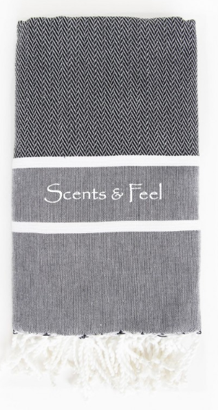 Turkish Herringbone Bath Towel