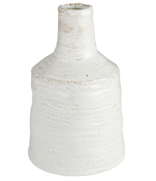 White Organic Vase