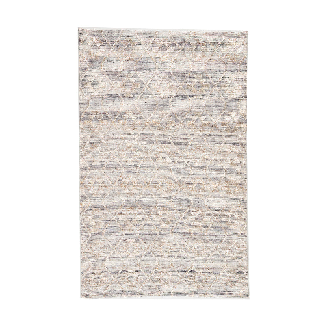 Raised Ikat Dove 5X8