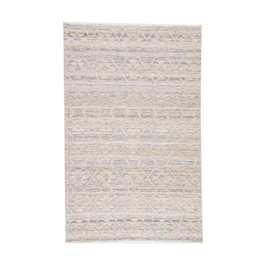 Raised Ikat Dove 5X8
