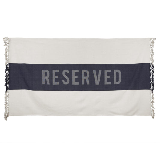 "Reserved" Beach Towel