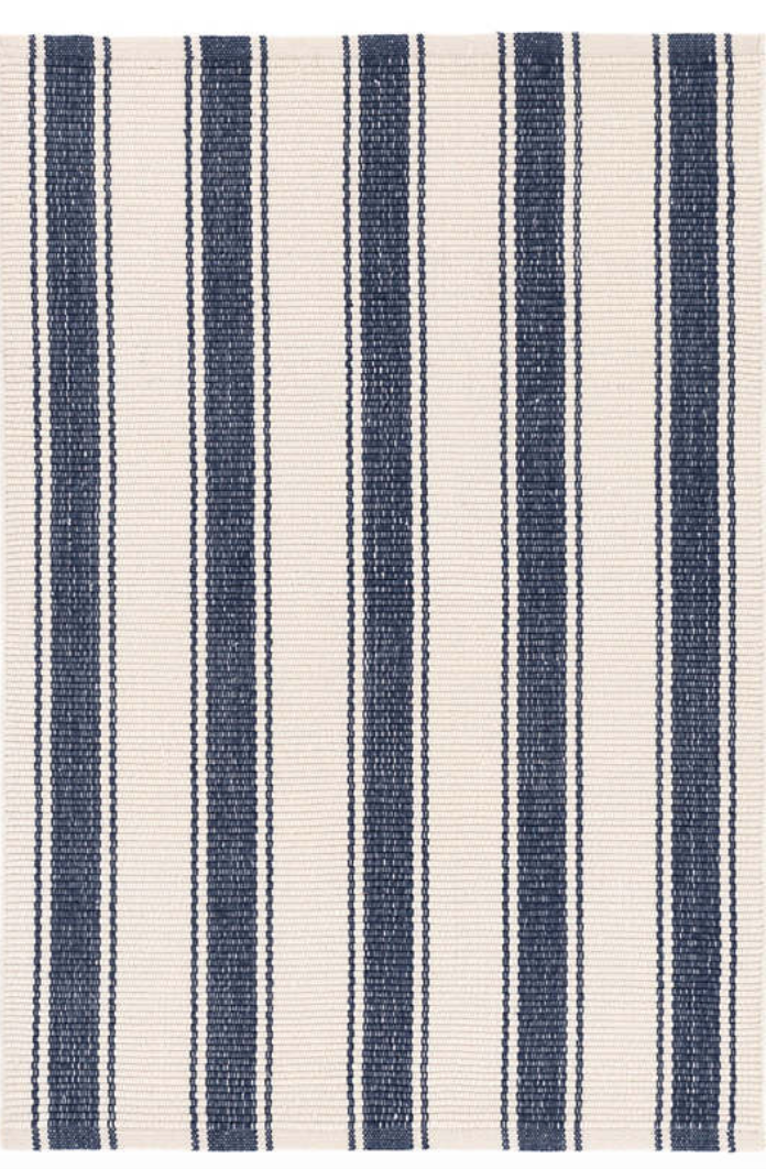 Blue Awning Stripe In/Out 2x3