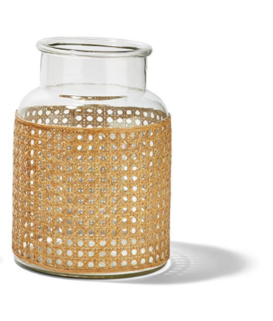 Cane Webbing Jar