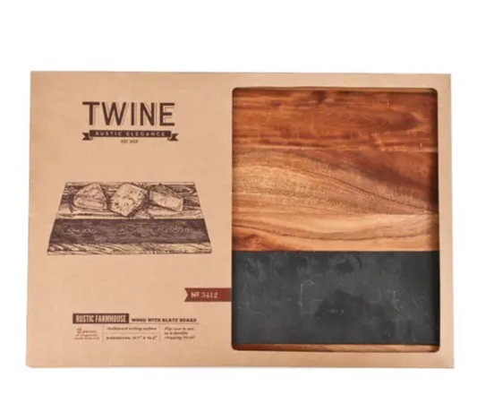 Large Wood and Slate Board