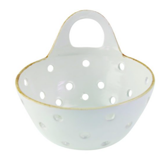 Stoneware Colander Basket