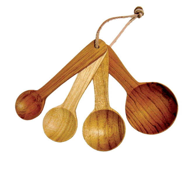 Teak Measuring Spoons