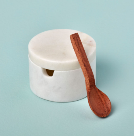 Marble Cellar with Spoon