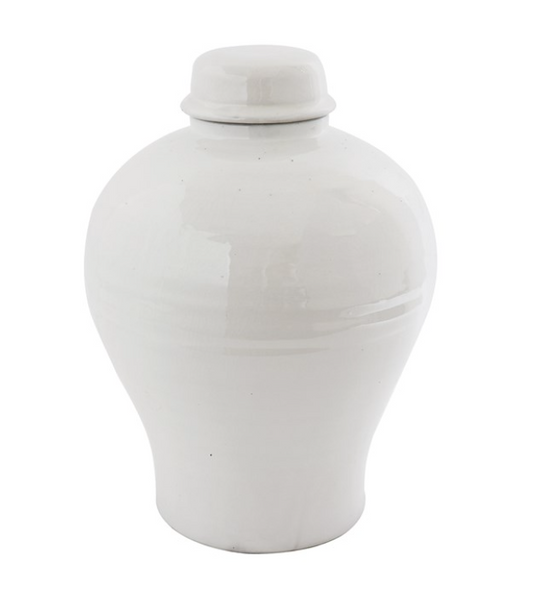 Terra-cotta Cachepot-White
