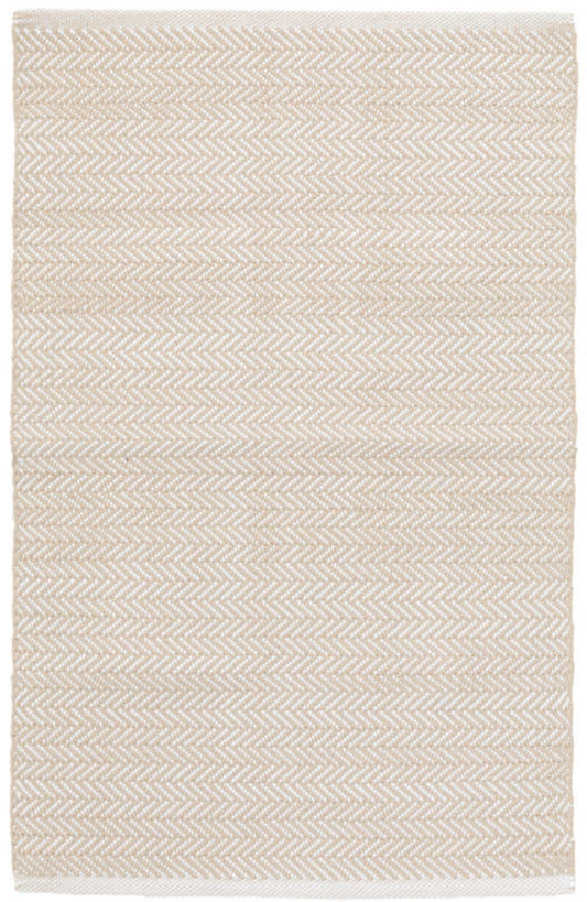 Herringbone Linen/White In/Out