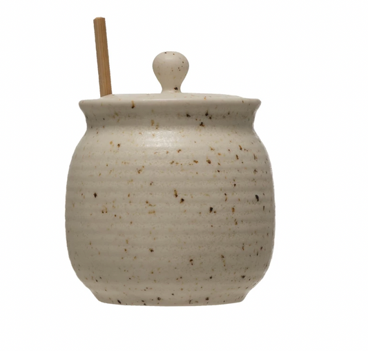 Honey Jar with Dipper