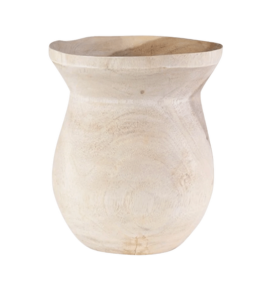 Flores Wood Vase