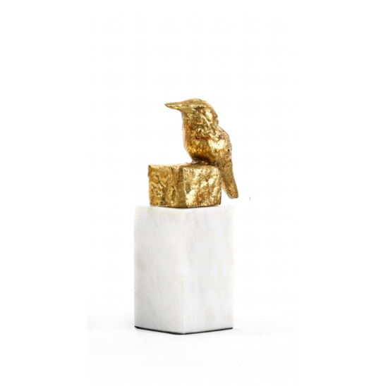 Gold Finch Statue