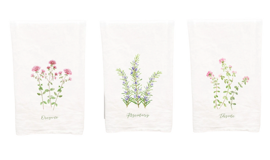 Herb Cotton Tea Towel