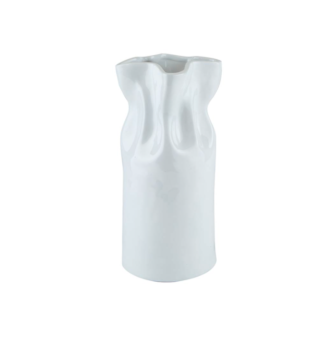 Cinched Ceramic Vase
