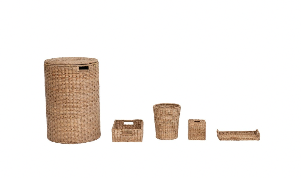 Hand-Woven Seagrass Bathroom Accessories